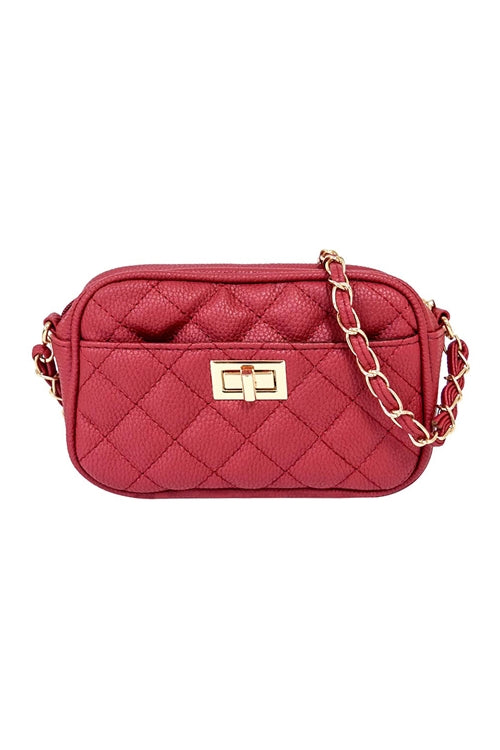 Fashion Quilted Camera Crossbody Bag