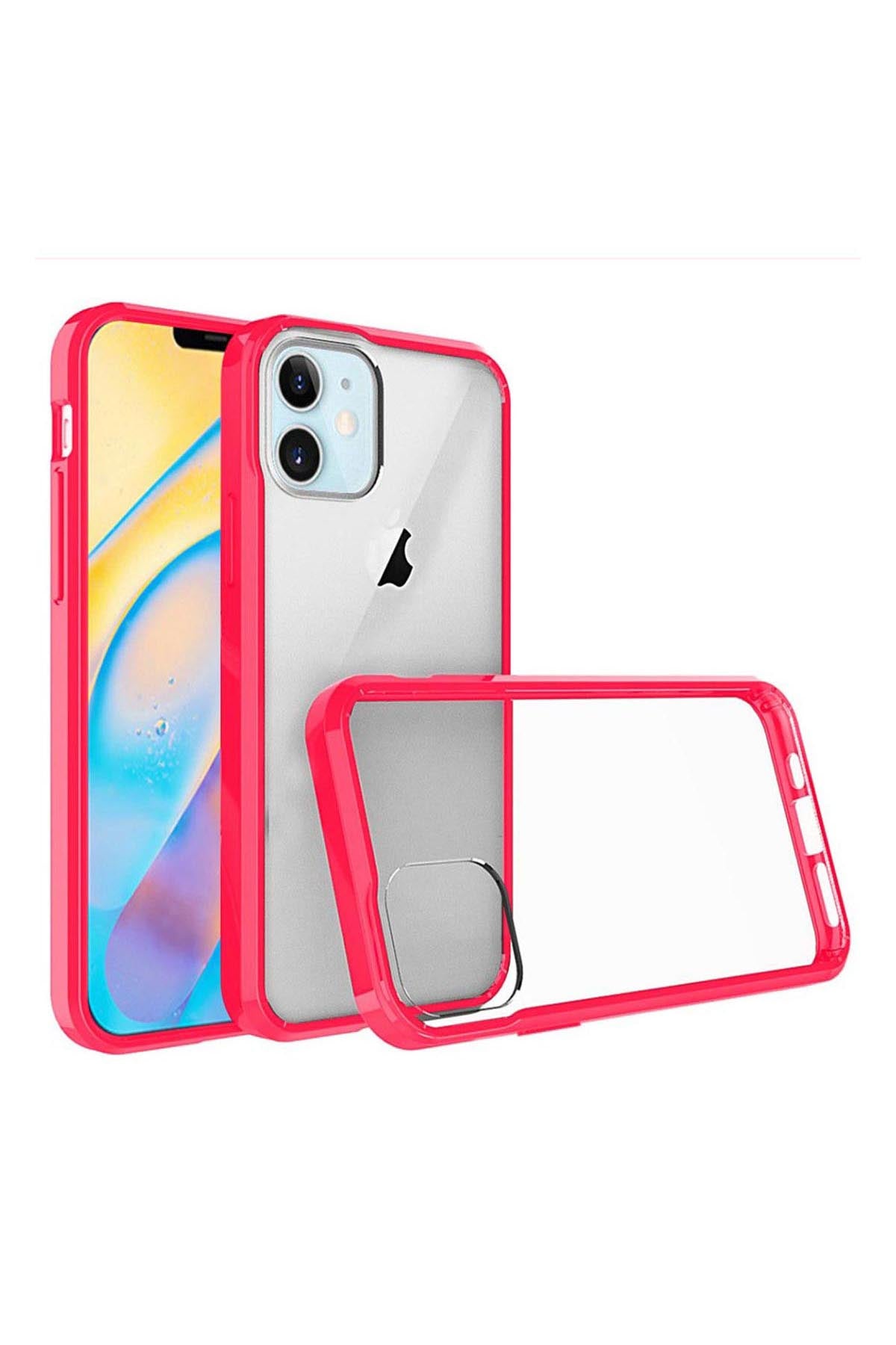 iPhone 12 Mini 5.4 Bumper Clear Transparent Case Cover-Clear