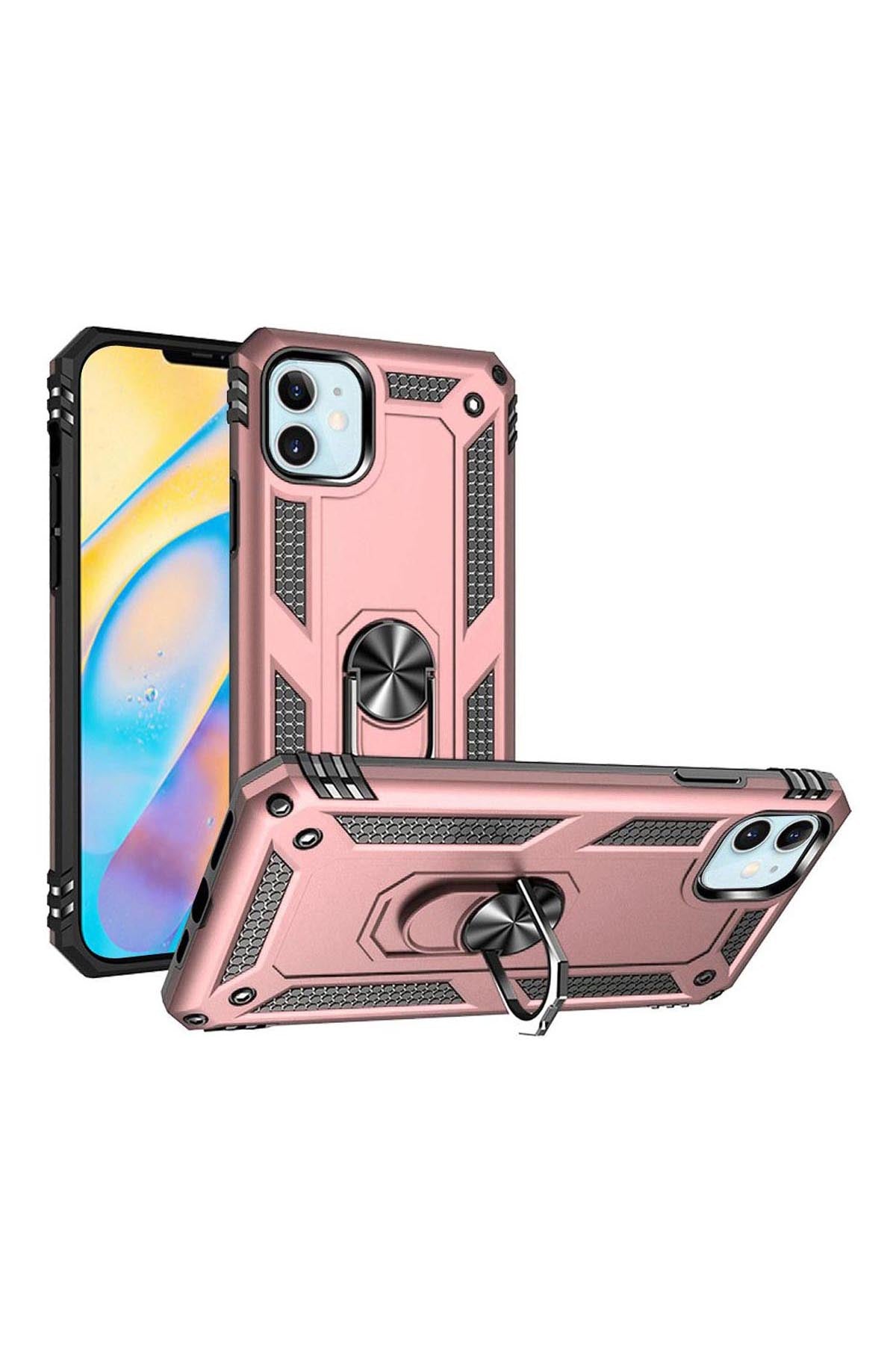iPhone 12Mini 5.4 Ring Magnetic Kickstand Hybrid Case Cover