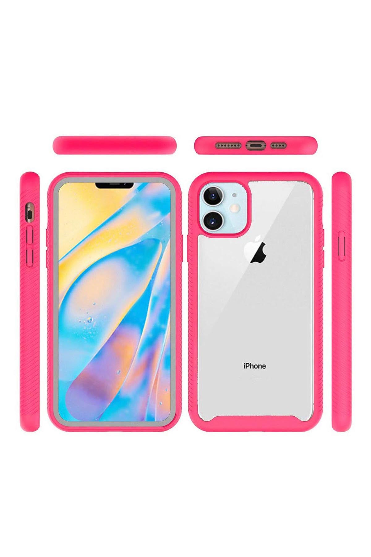 iPhone 12Mini 5.4 Strong Bumper Shockproof Transparent Case Cover