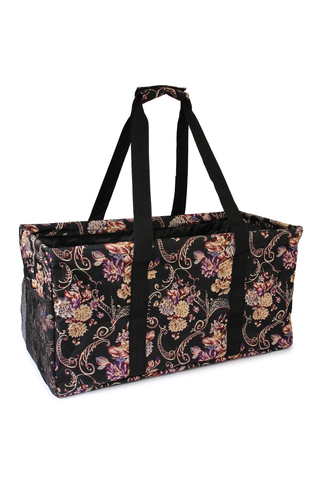 Golden Floral Trunk Bag
