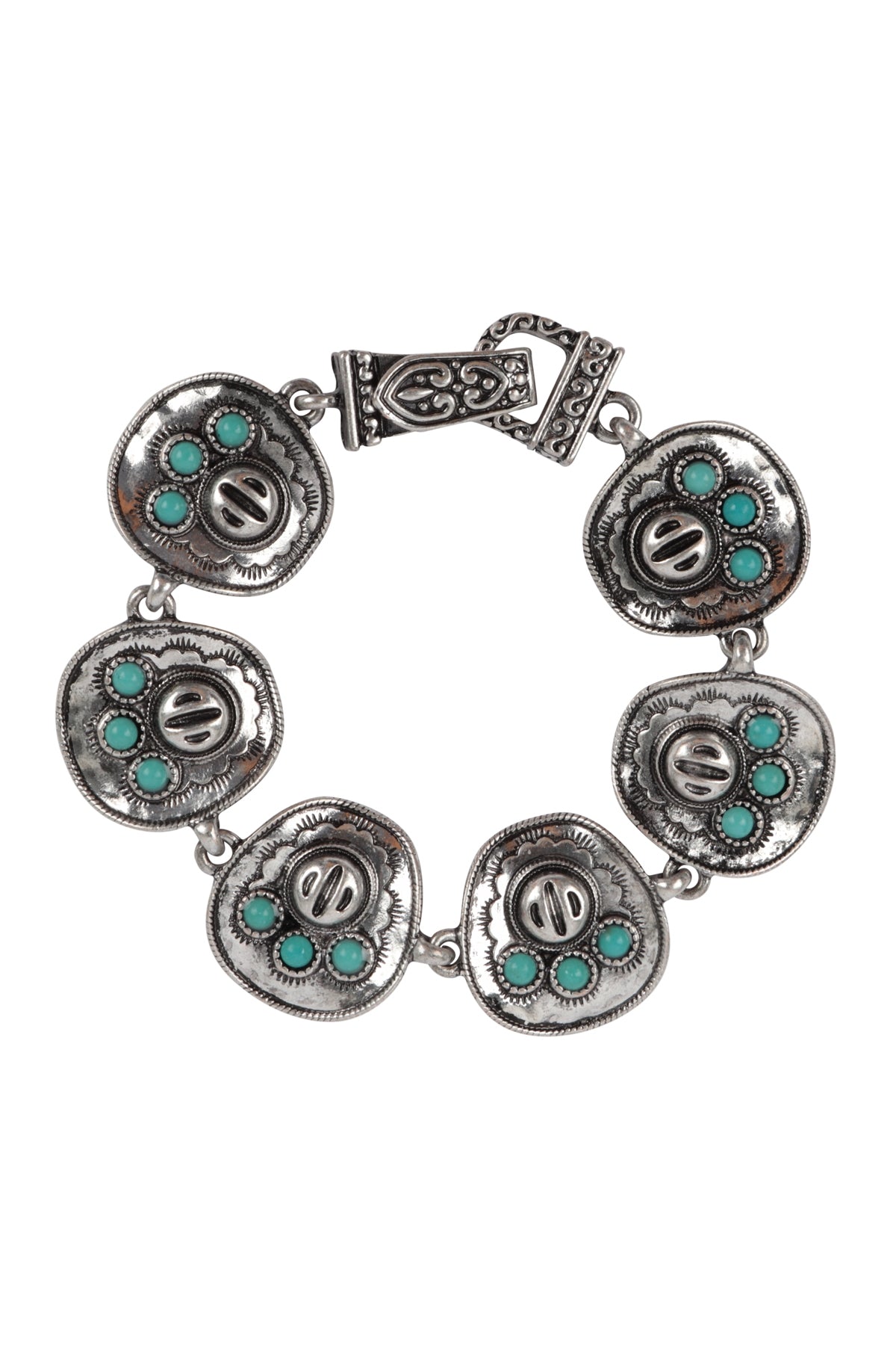 Cowboy Hat Chain Link Magnetic Bracelet