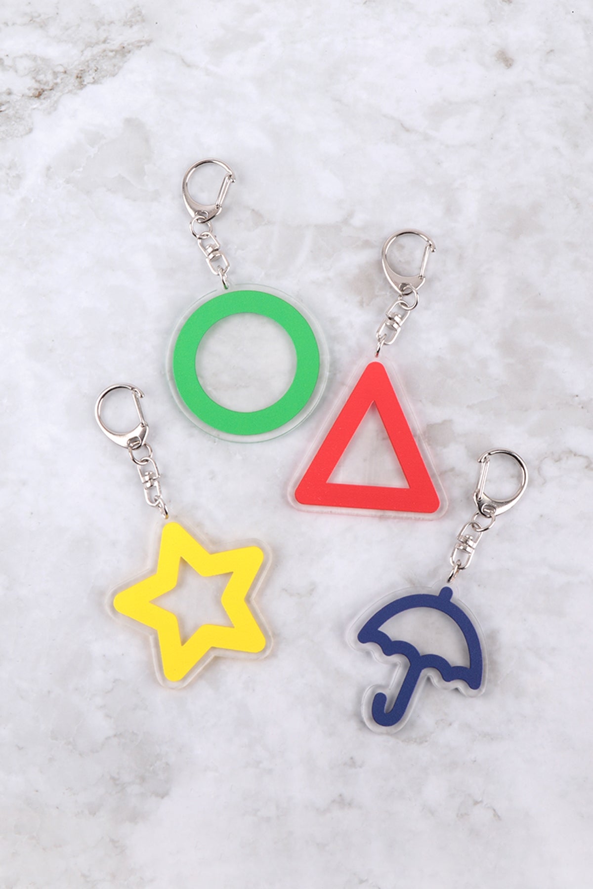 2.5" Dalgona Challenge "Umbrella" Icon Keychain