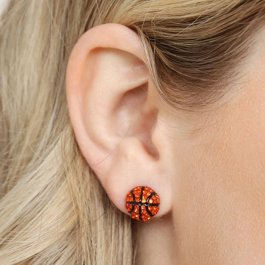 Basketball Sports Stud Earring