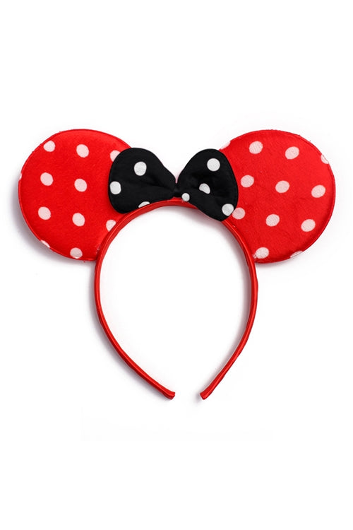 Polka Dots Mouse Ear Hair Band / 7PCS