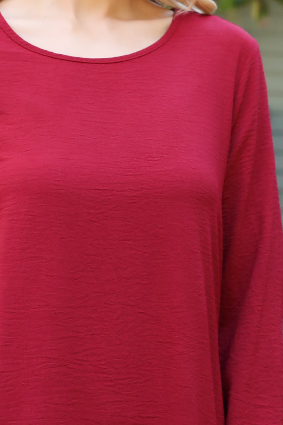 Long Sleeve Ruffle Hem Swing Dress