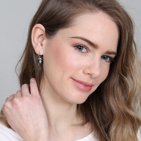 Abalone Leaf Earrings