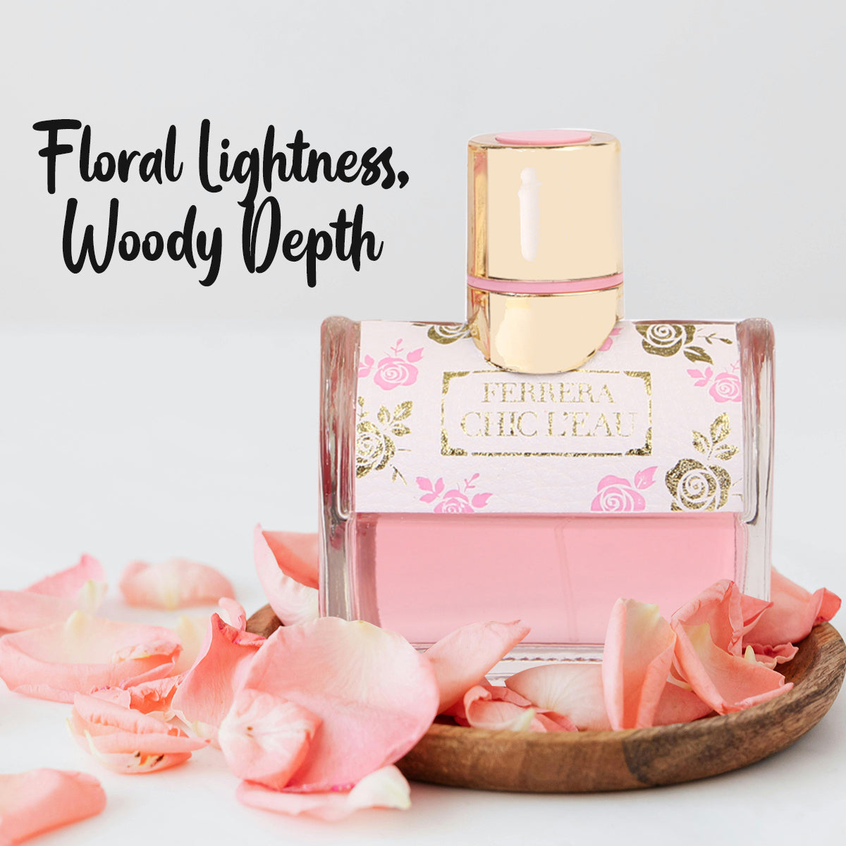 Ferrera Chic L'eau Spray Perfume Eau De Parfum For Women - 100ML/3.4 FL.OZ./3PCS
