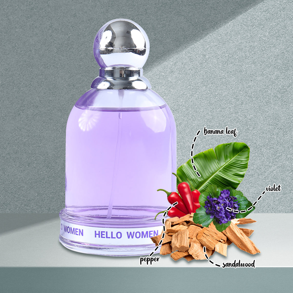 Hello Women Spray Perfume Eau De Parfum For Women - 100ML/3.4 FL.OZ.