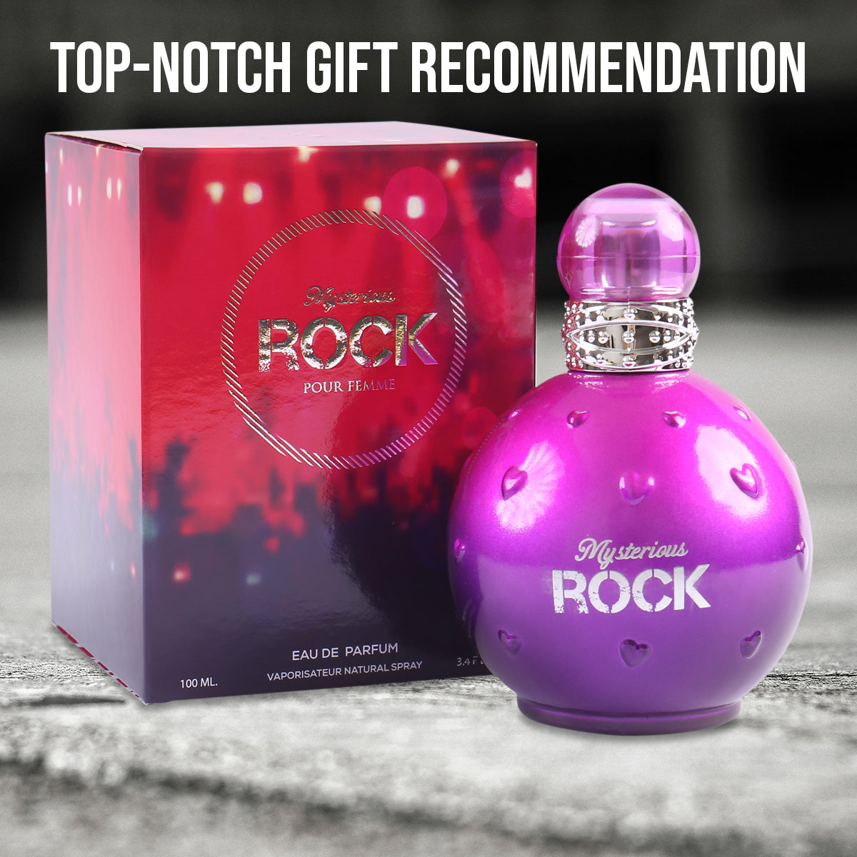 Mysterious Rock Spray Perfume Eau De Parfum For Women - 100ML/3.4 FL.OZ.