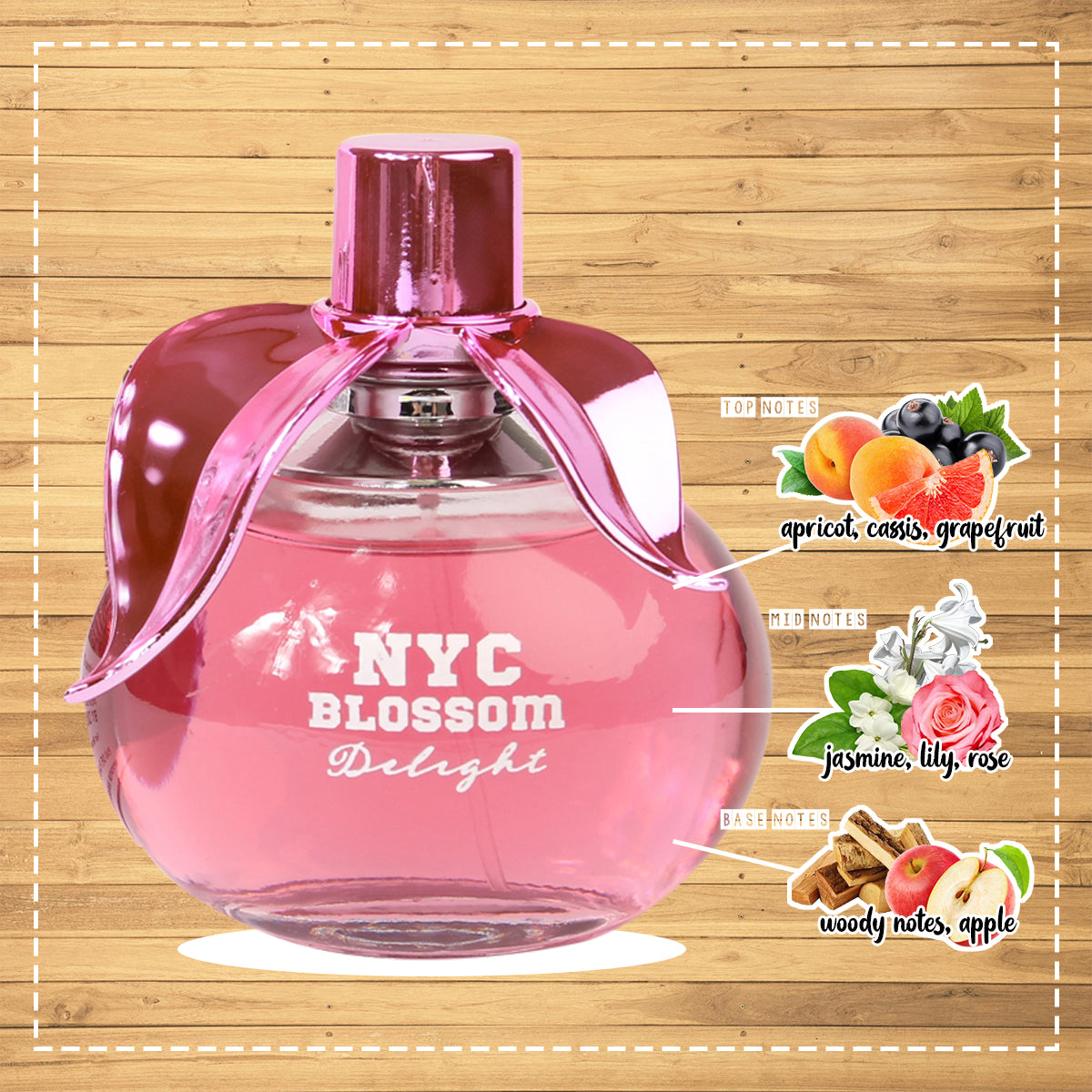 Nyc Blossom Delight Spray Perfume Eau De Parfum For Women - 100ML/3.4 FL.OZ.