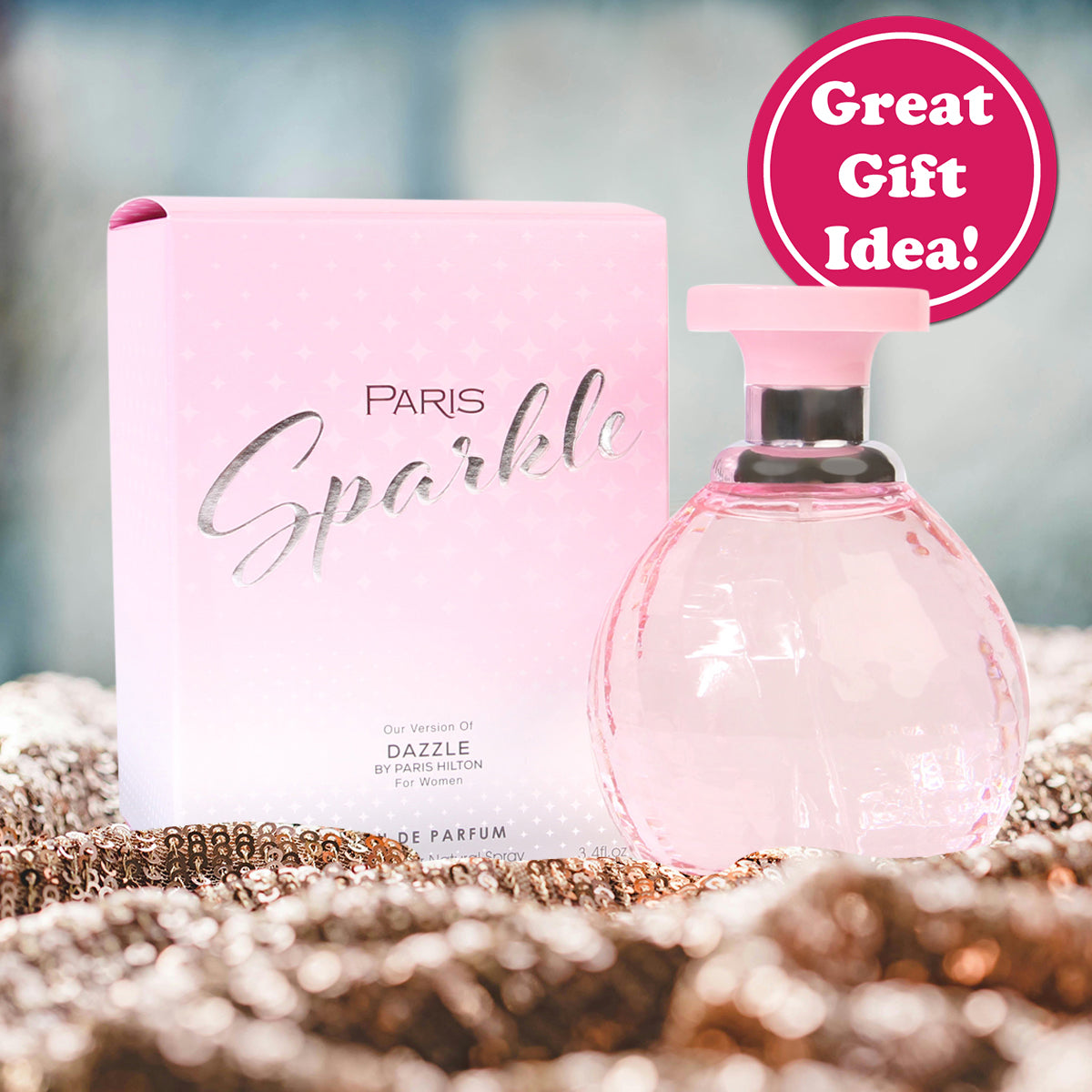 Paris Sparkle Spray Perfume Eau De Parfum For Women - 100ML/3.4 FL.OZ.