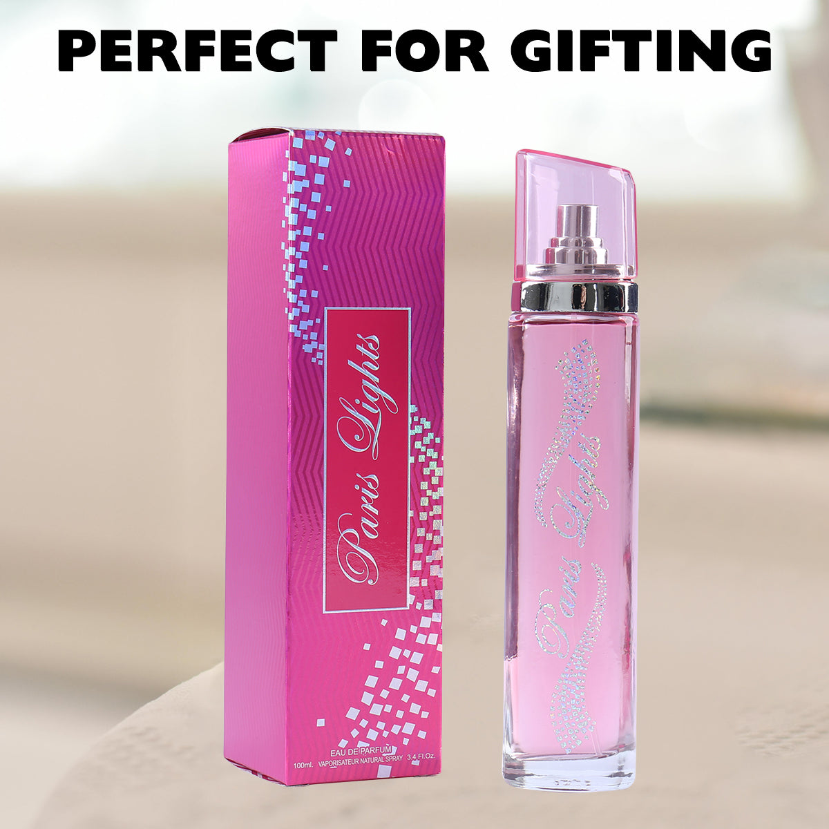 Paris Lights Spray Perfume Eau Dede Parfum For Women - 100ML/3.4 FL.OZ.