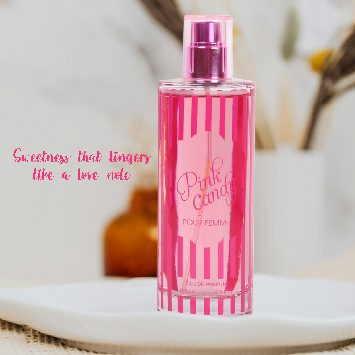 Pink Candy Spray Perfume Eau De Parfum For Women - 100ML/3.4 FL.OZ