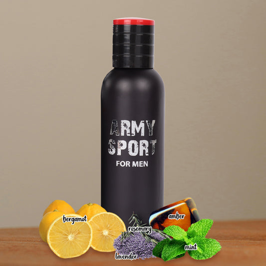 Army Sport For Men Spray Cologne Eau De Toilette For Men - 100ML/3.4 FL.OZ.