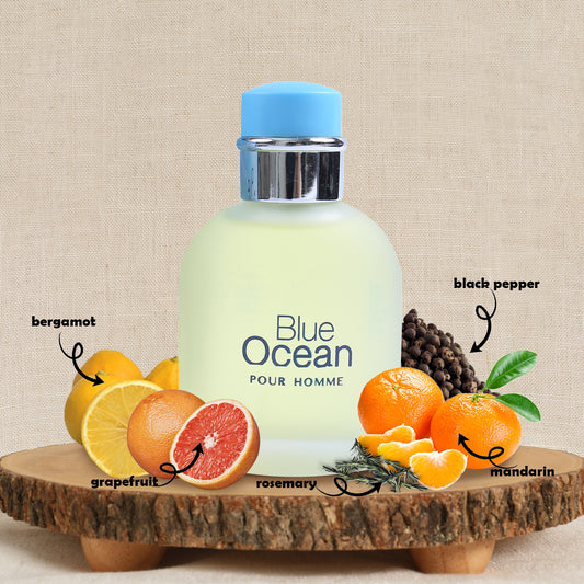 Blue Ocean Spray Cologne Eau De Toilette For Men - 100ML/3.4 FL.OZ.