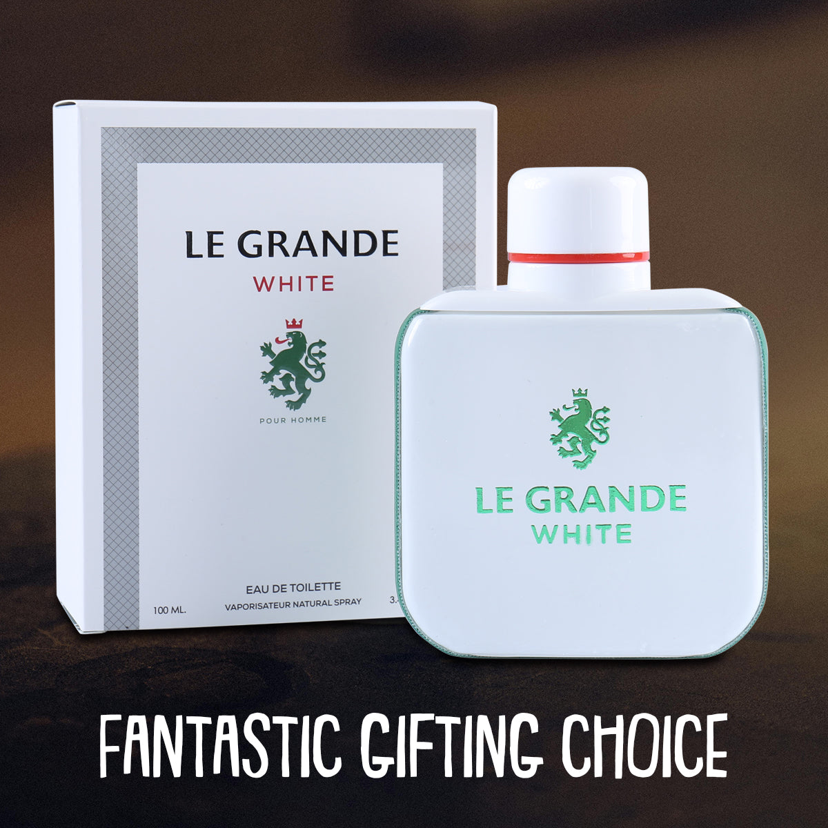 Le Grande White Spray Cologne Eau De Toilette For Men - 100ML/3.4 FL.OZ.