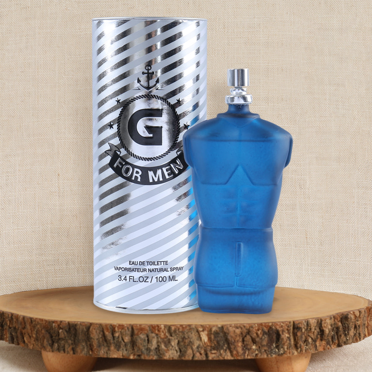 G For Men Spray Cologne Eau De Toilette For Men - 100ML/3.4 FL.OZ.