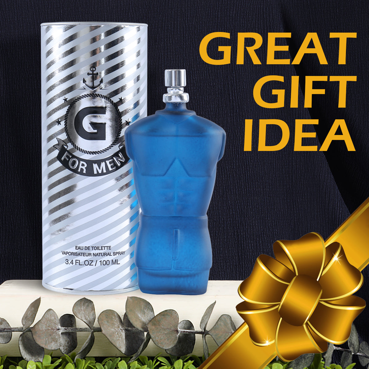 G For Men Spray Cologne Eau De Toilette For Men - 100ML/3.4 FL.OZ.