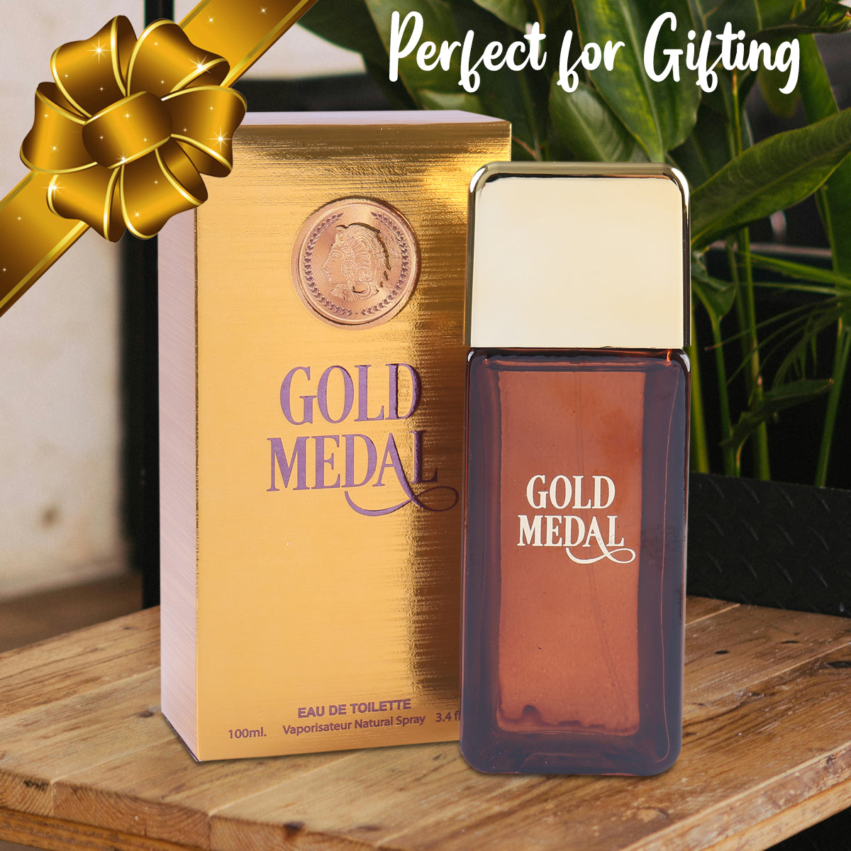 Gold Medal Spray Cologne Eau De Toilette For Men - 100ML/3.4 FL.OZ.