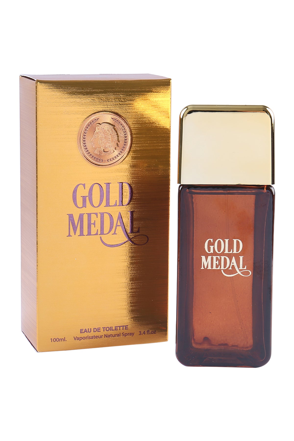 Gold Medal Spray Cologne Eau De Toilette For Men - 100ML/3.4 FL.OZ.