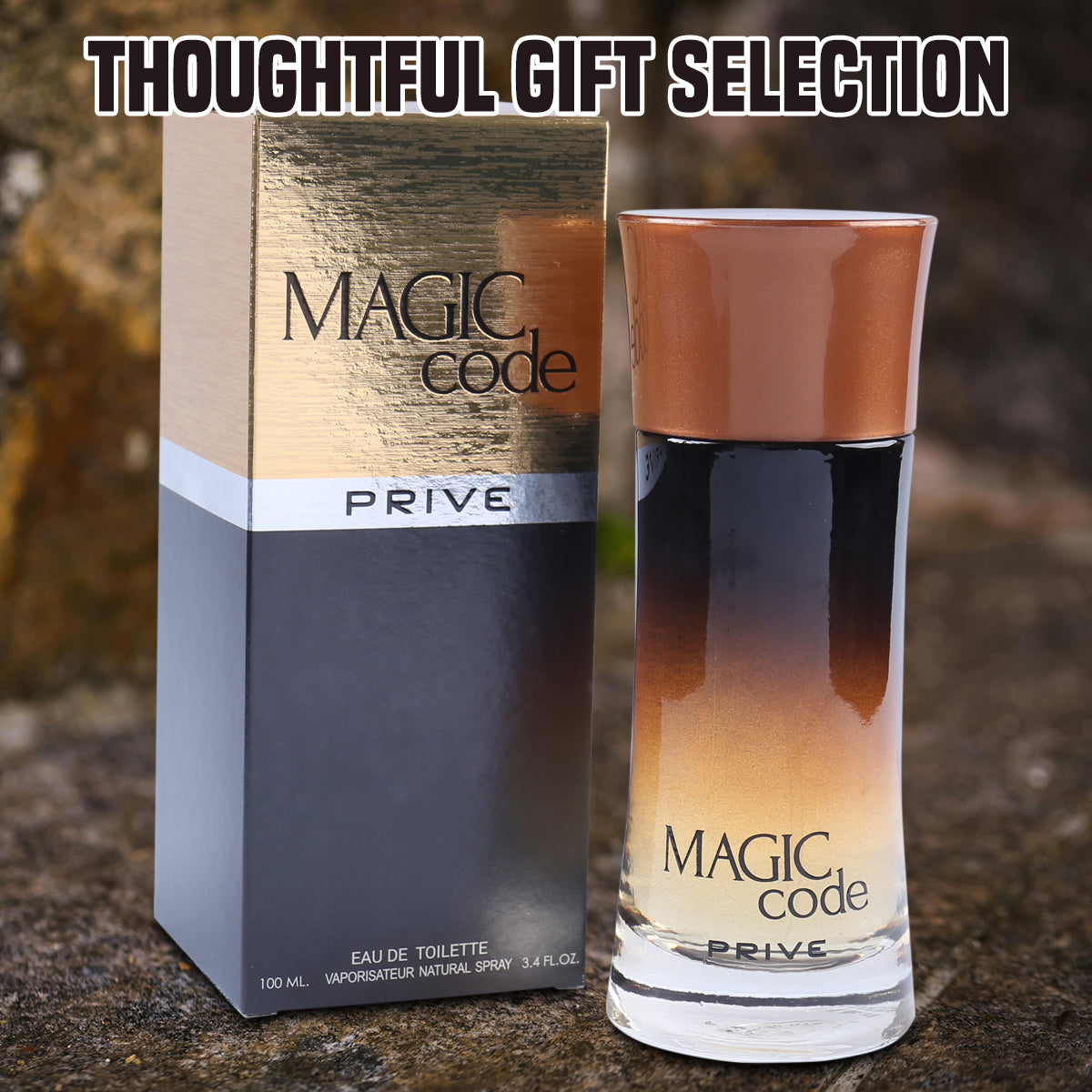 Magic Code Prive Spray Cologne Eau De Toilette For Men - 100ML/3.4 FL.OZ.
