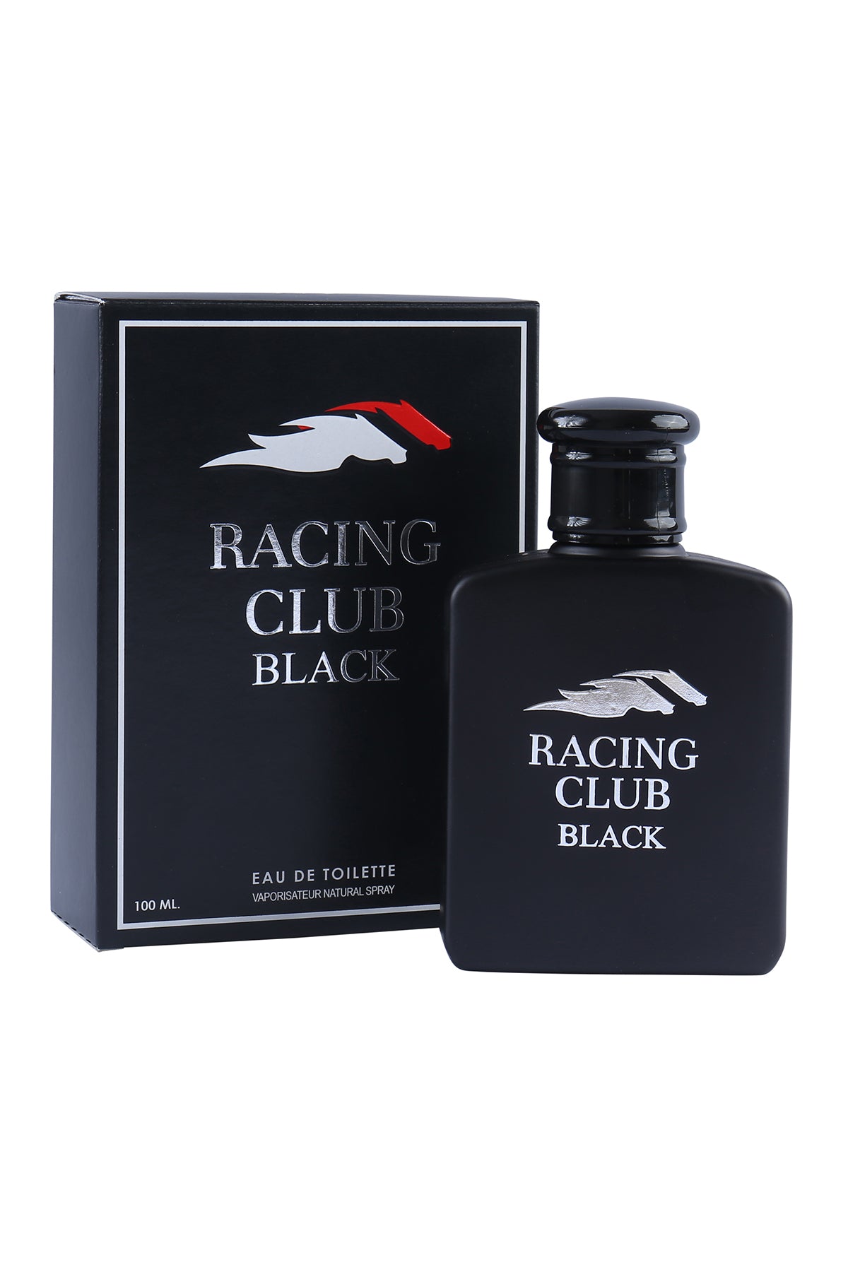 Racing Club Black Spray Cologne Eau De Toilette For Men - 100ML/3.4 FL.OZ.