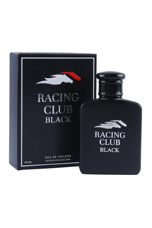 Racing Club Black Spray Cologne Eau De Toilette For Men - 100ML/3.4 FL.OZ.