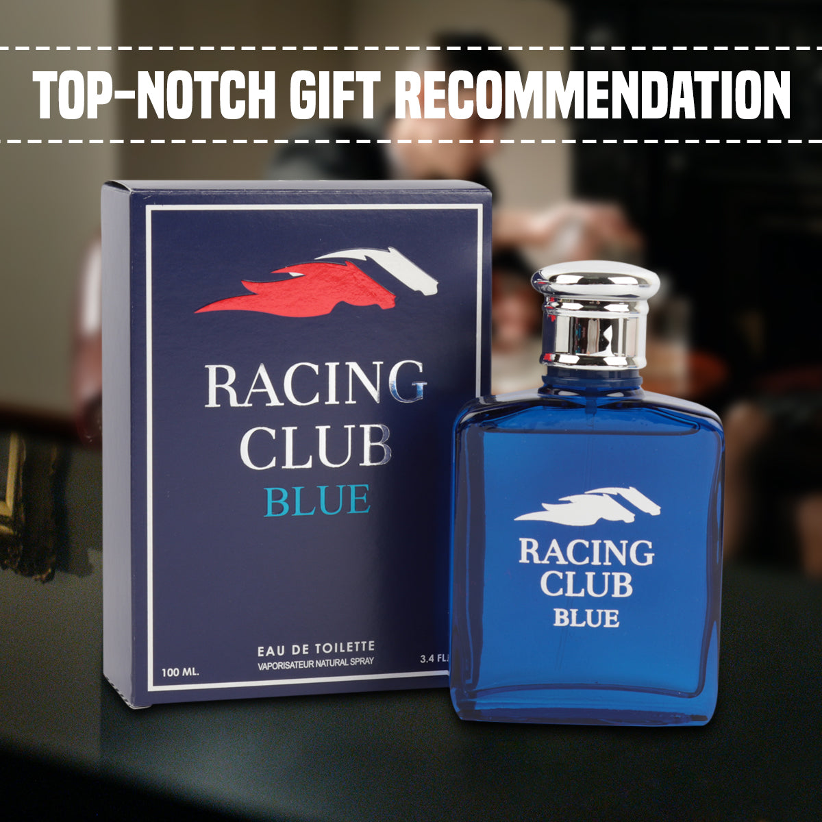 Racing Club Blue Spray Cologne Eau De Toilette For Men - 100ML/3.4 FL.OZ.
