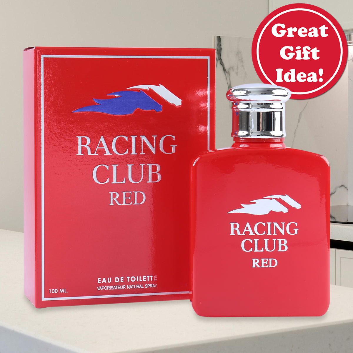 Racing Club Red Spray Cologne Eau De Toilette For Men - 100ML/3.4 FL.OZ./3PCS