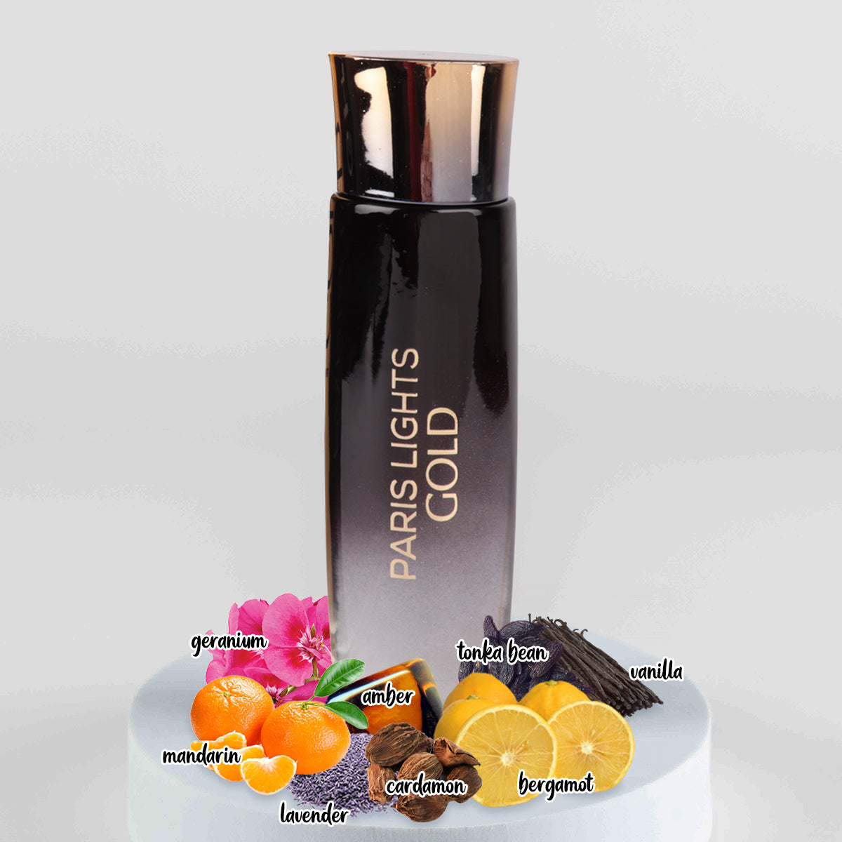 Paris Lights Gold Spray Cologne Eau De Toilette For Men - 100ML/3.4 FL.OZ./3PCS