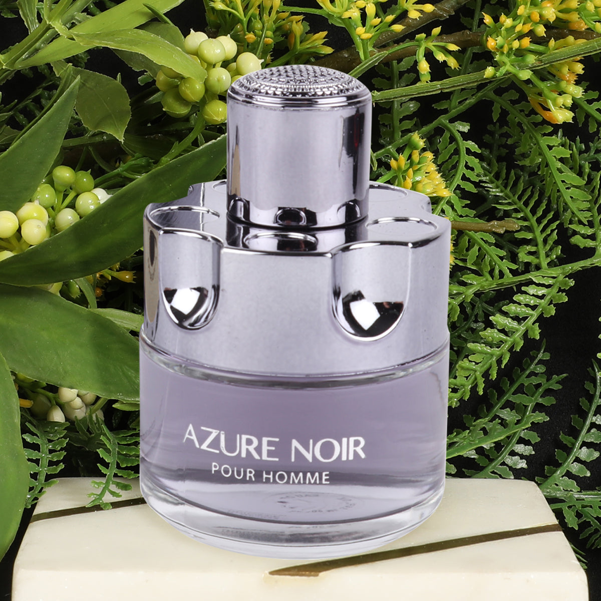 Azure Noir Spray Cologne Eau De Toilette For Men - 100ML/3.4 FL.OZ.