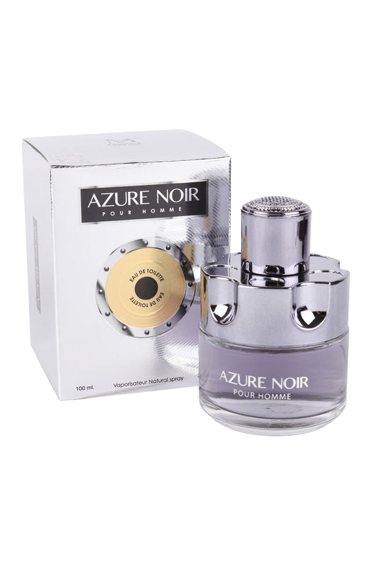 Azure Noir Spray Cologne Eau De Toilette For Men - 100ML/3.4 FL.OZ.