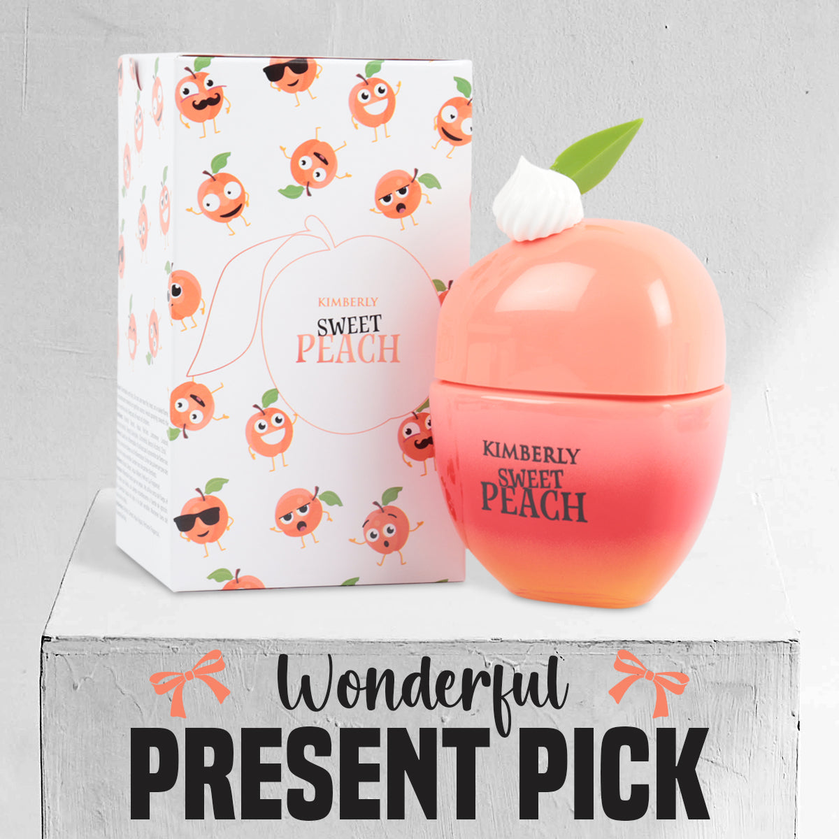Kimberly Sweet Peach Spray Perfume Eau De Parfum For Women - 100ML/3.4 FL.OZ.