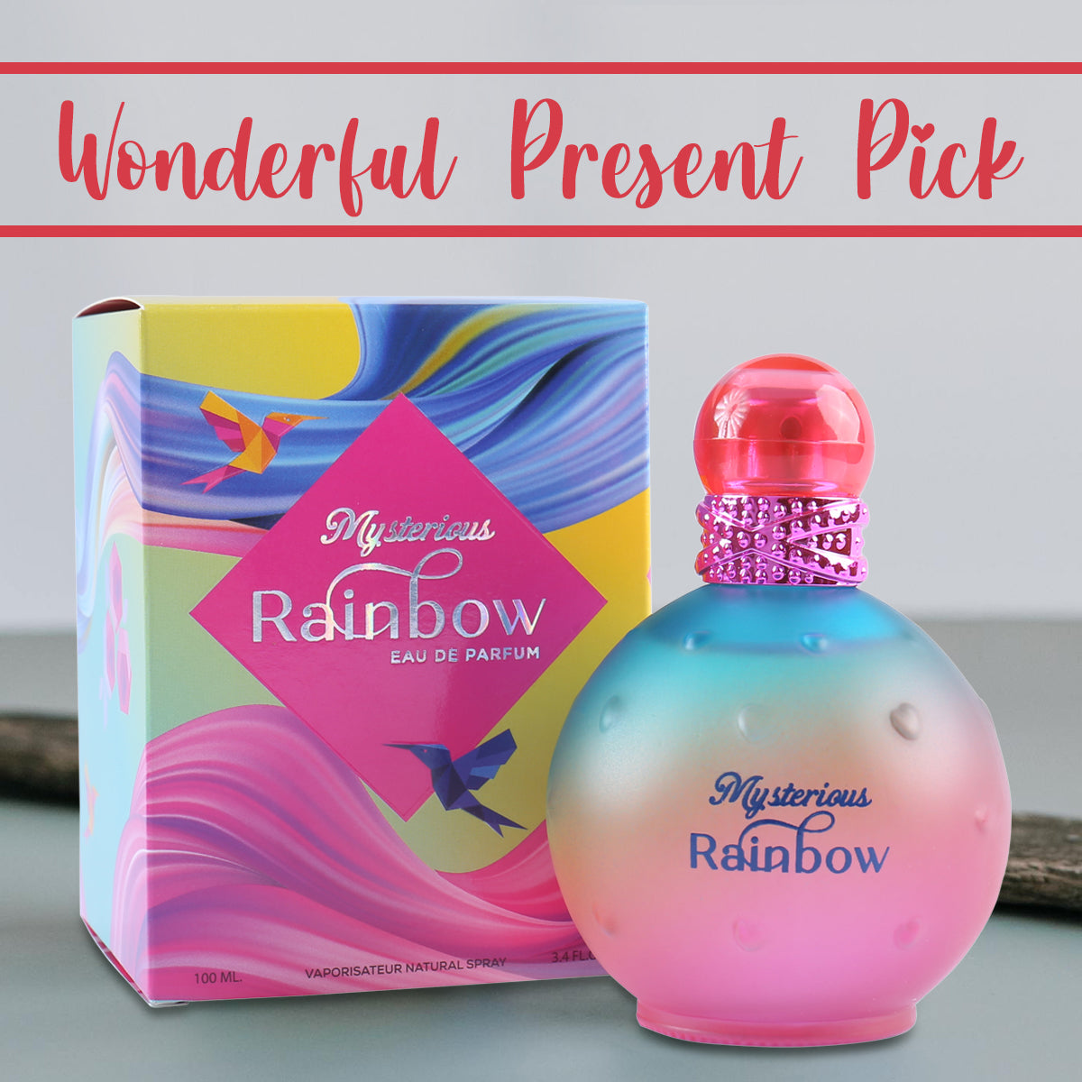Mysterious Rainbow Spray Perfume Eau De Parfum For Women - 100ML/3.4 FL.OZ.