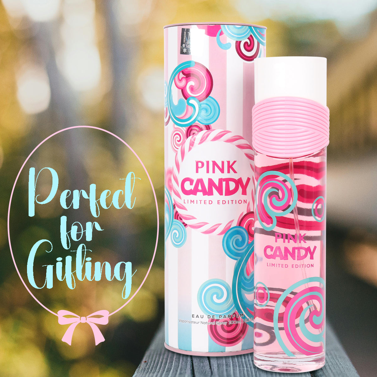 Pink Candy Limited Edition Spray Perfume Eau De Parfum For Women - 100ML/3.4 FL.OZ.