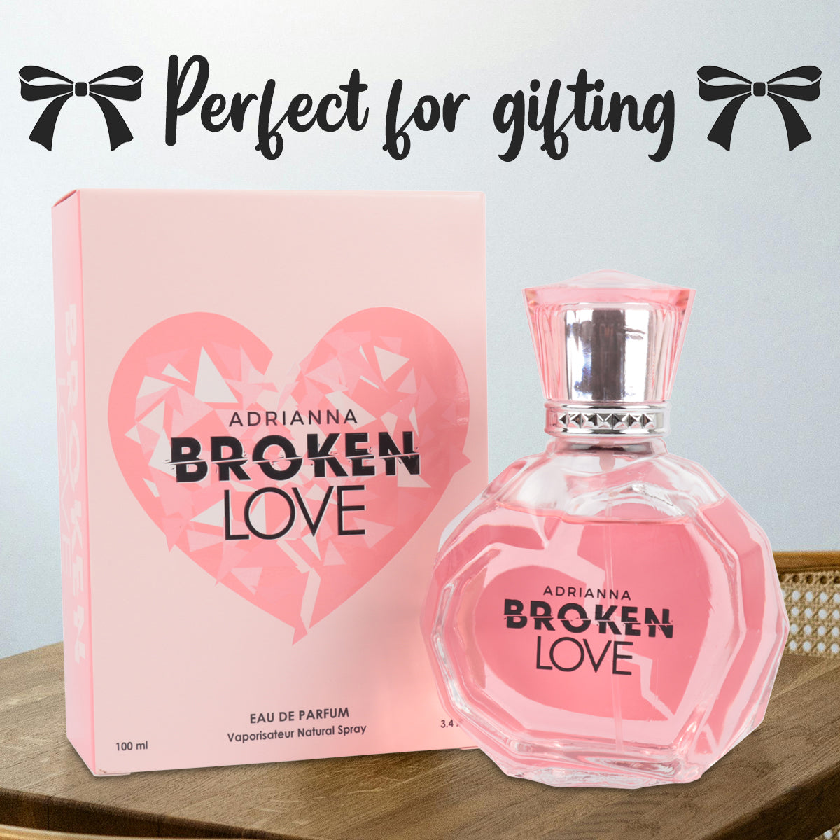 Adrianna Broken Love Spray Perfume Eau De Parfum For Women - 100ML/3.4 FL.OZ./3PCS