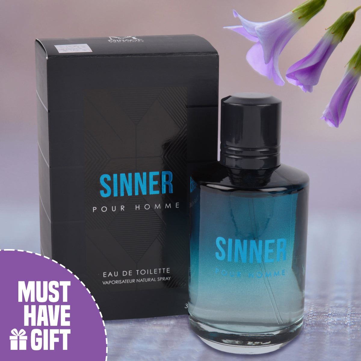 Sinner Spray Cologne Eau De Toilette For Men - 100ML/3.4 FL.OZ./3PCS