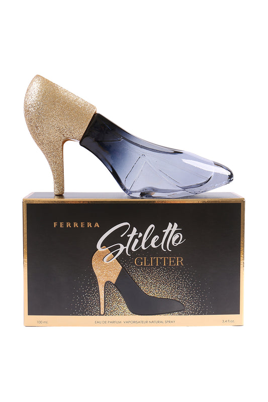 Ferrera Stiletto Glitter Spray Perfume Eau De Parfum For Women - 100ML/3.4 FL.OZ.
