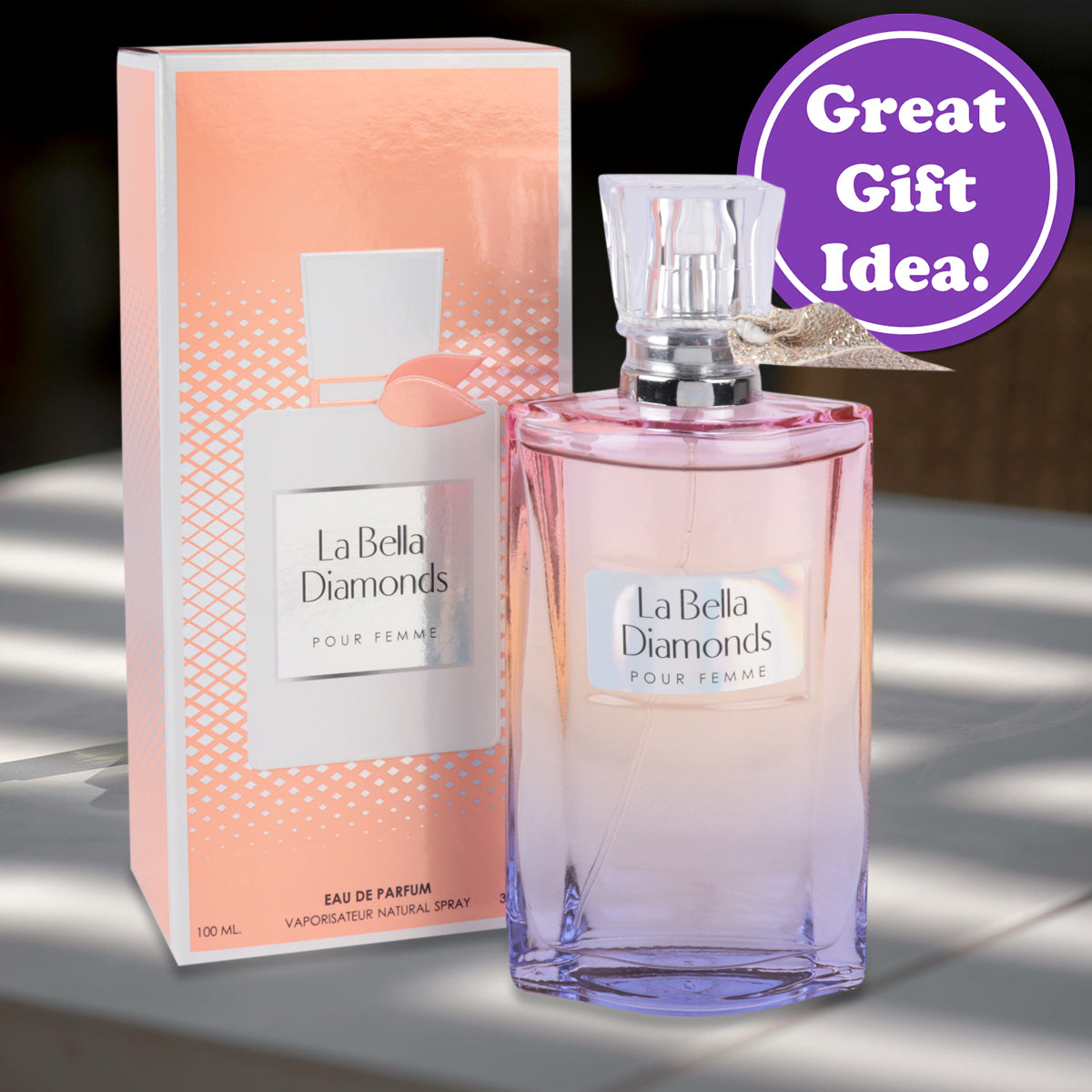 La Bella Diamonds Spray Perfume Eau De Parfum For Women - 100ML/3.4 FL.OZ.