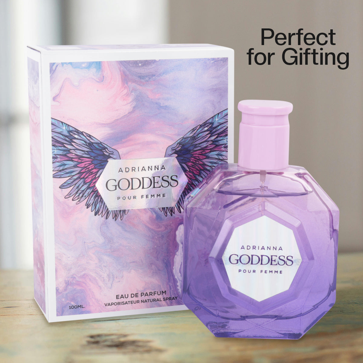 Adrianna Goddess Spray Perfume Eau De Parfum For Women - 100ML/3.4 FL.OZ.