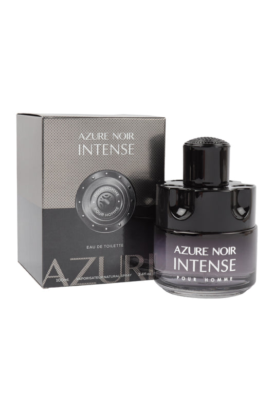 Azure Noir Intense Spray Cologne Eau De Toilette For Men - 100ML/3.4 FL.OZ.