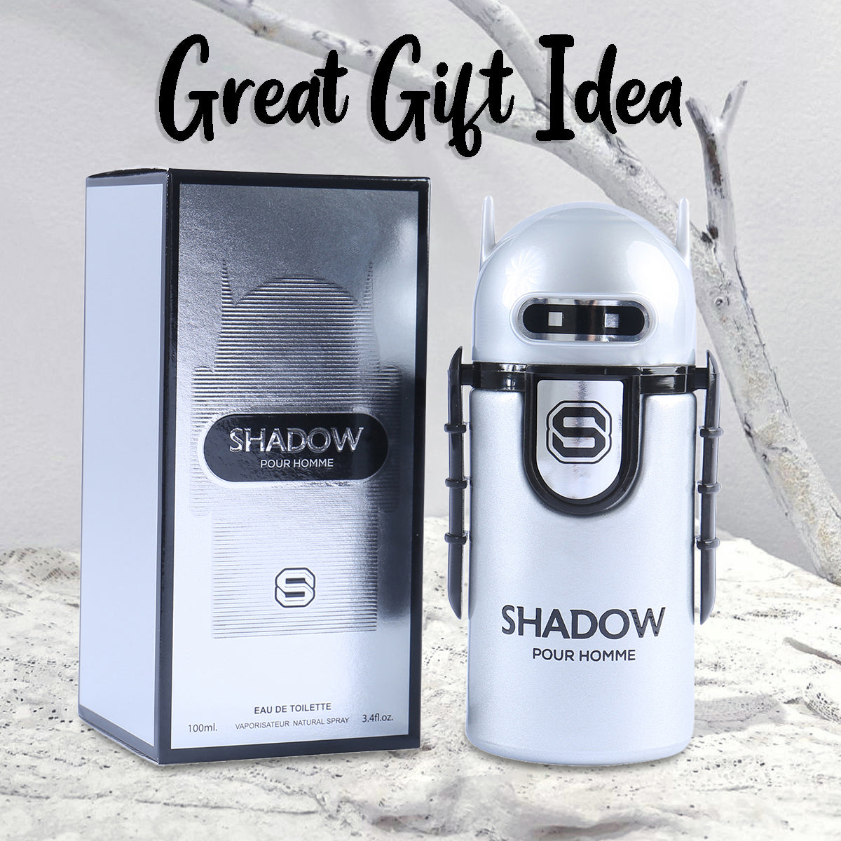 Shadow Spray Cologne Eau De Toilette For Men - 100ML/3.4 FL.OZ.