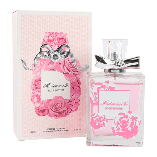 Mademoiselle Rose Intense Spray Perfume Eau De Parfum For Women - 100ML/3.4 FL.OZ.