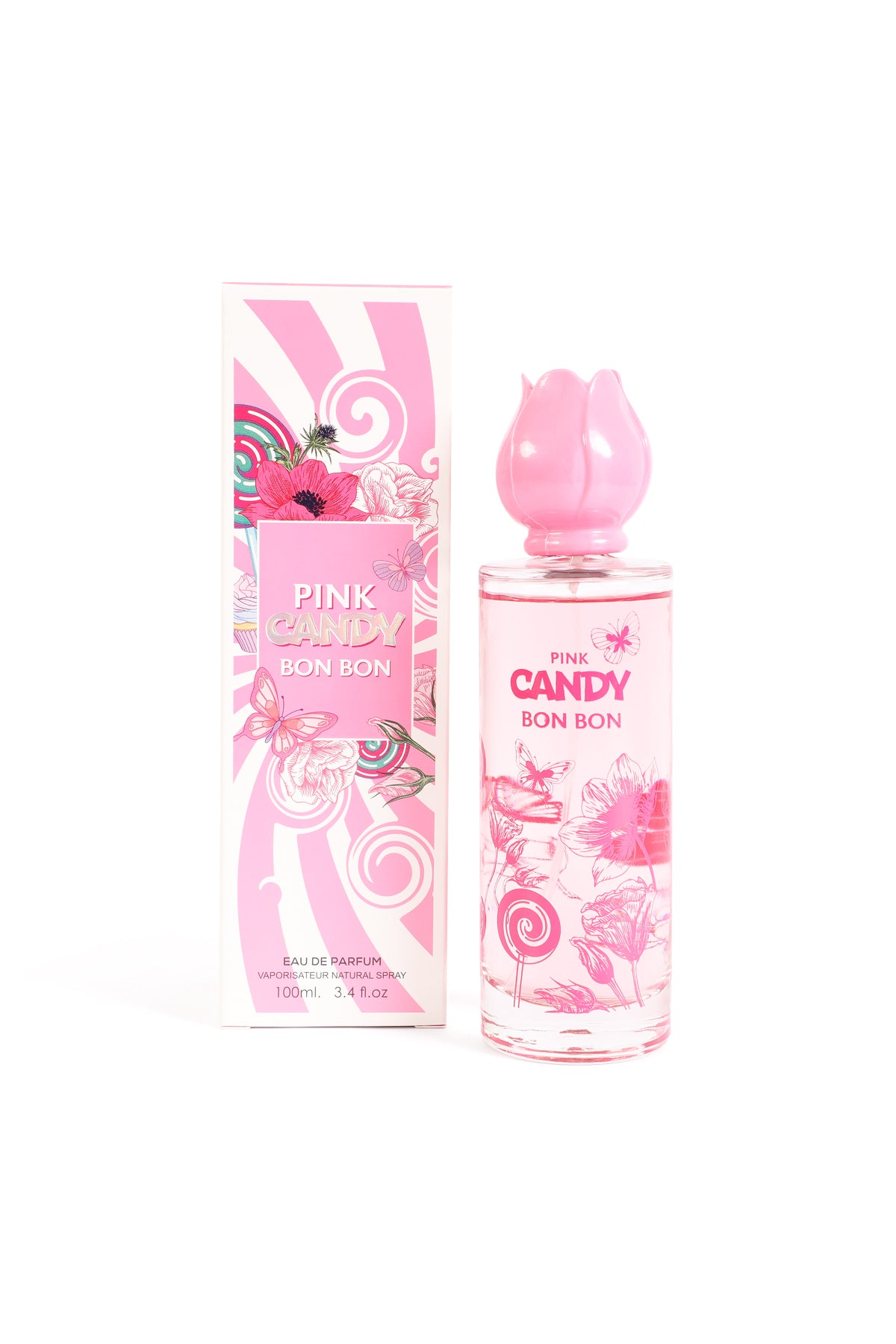 Pink Candy Bonbon Spray Perfume Eau De Parfum For Women - 100ML/3.4 FL.OZ.