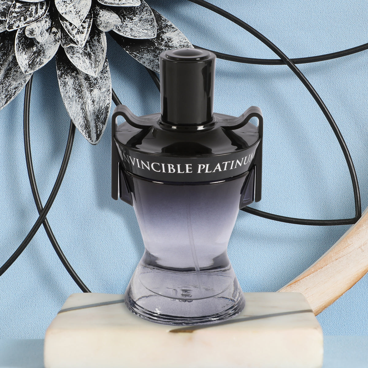 Invincible Platinum Spray Cologne Eau De Toilette For Men - 100ML/3.4 FL.OZ.