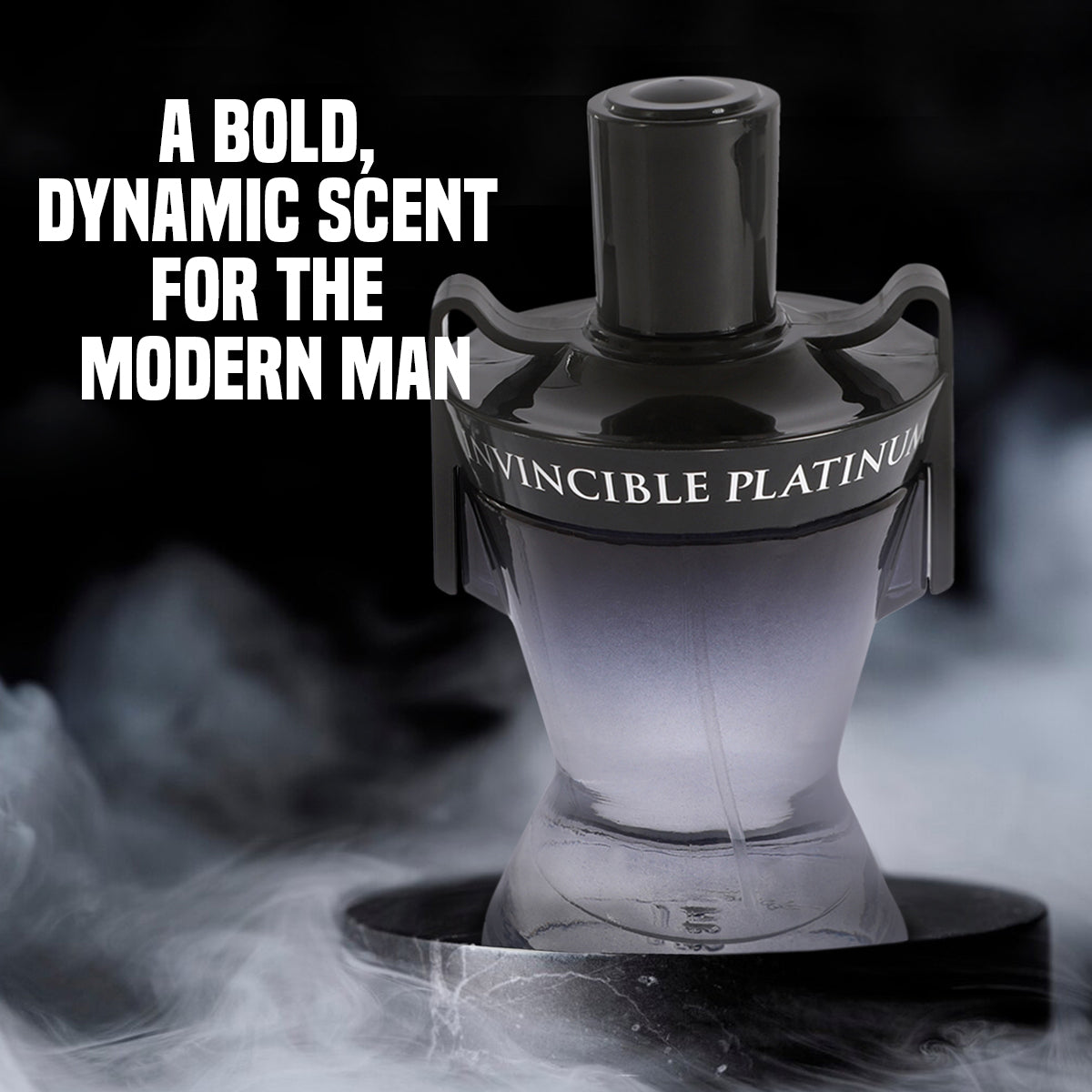 Invincible Platinum Spray Cologne Eau De Toilette For Men - 100ML/3.4 FL.OZ.