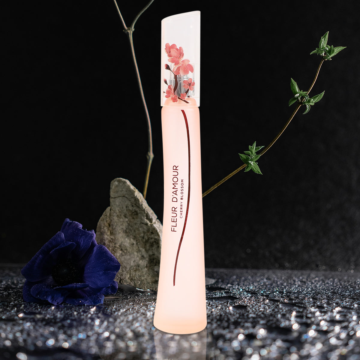Fleur D'amour Cherry Blossom Spray Perfume Eau De Parfum For Women - 100ML/3.4 FL.OZ.