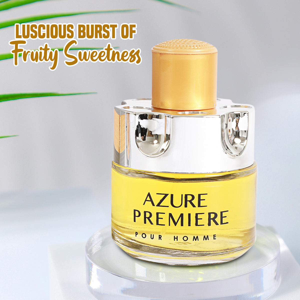 Azure Premiere Spray Cologne Eau De Toilette For Men - 100ML/3.4 FL.OZ.