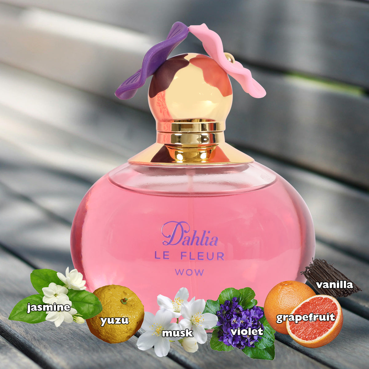 Dahlia Le Fleur Wow Spray Perfume Eau De Parfum For Women - 100ML/3.4 FL.OZ.